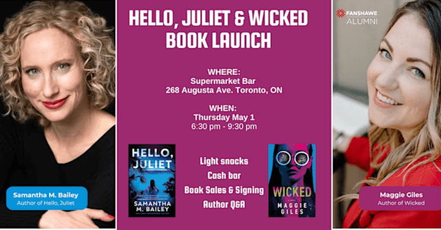 Wicked Book Launch – A Fanshawe Alumni Exclusive (Toronto 📍)