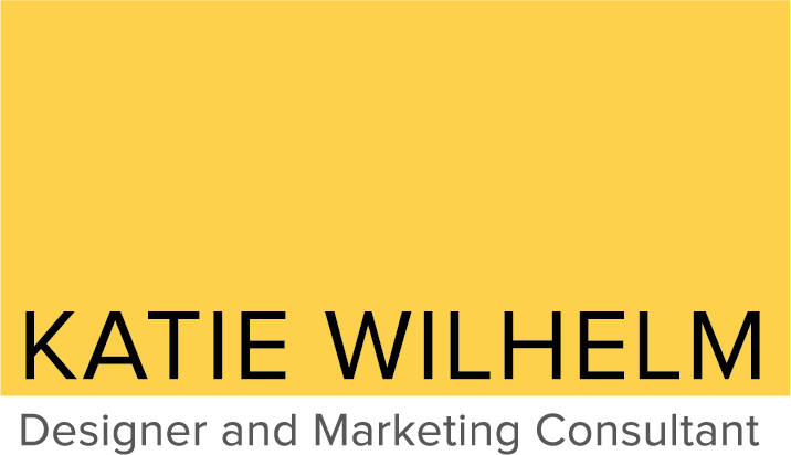 Logo for Katie Wilhelm, Designer and Marketing Consultant