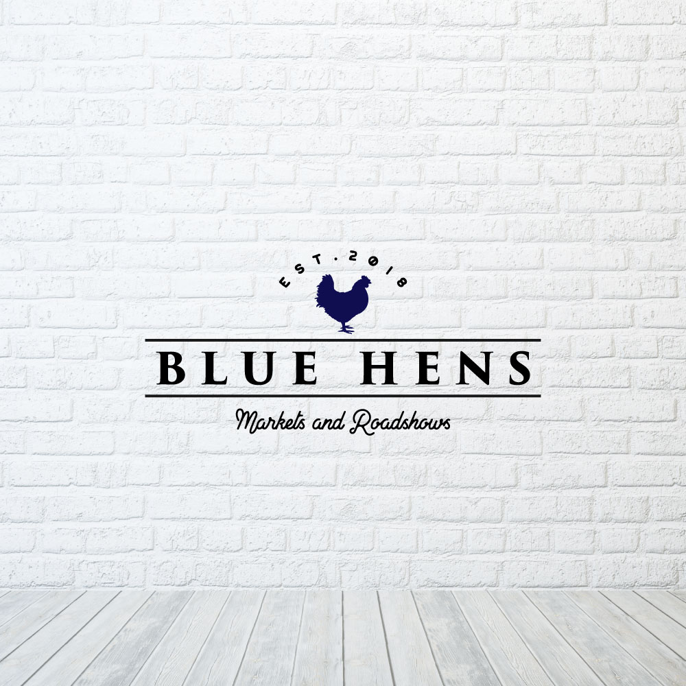 Logo for Blue Hens Markets and Roadshows